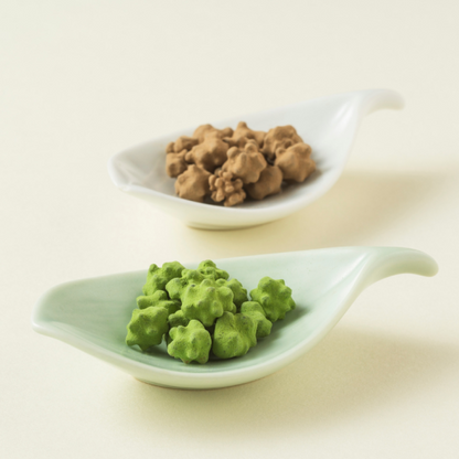 大人の金平糖 ギフト 抹茶・ほうじ茶詰合せ(白箱)各 30ｇ