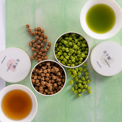 大人の金平糖 ギフト 抹茶・ほうじ茶詰合せ(白箱)各 30ｇ