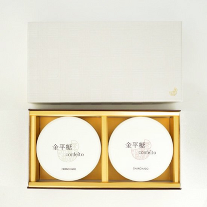 大人の金平糖 ギフト 抹茶・ほうじ茶詰合せ(白箱)各 30ｇ