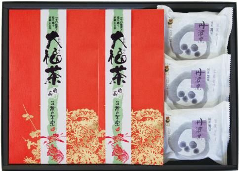 大福茶　丹波黒豆ゼリー