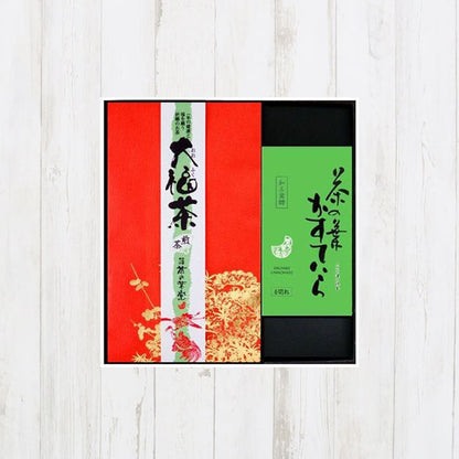 大福茶と茶の葉かすていら詰合せ