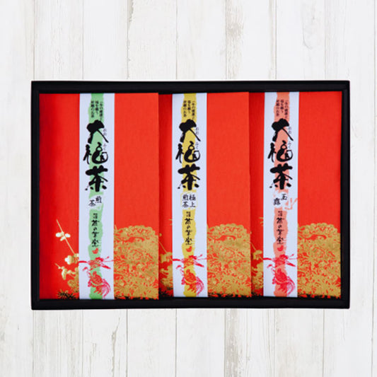 大福茶　煎茶・玉露・極上煎茶詰合せ