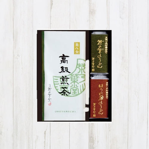 高級煎茶とようかん二種詰合せ