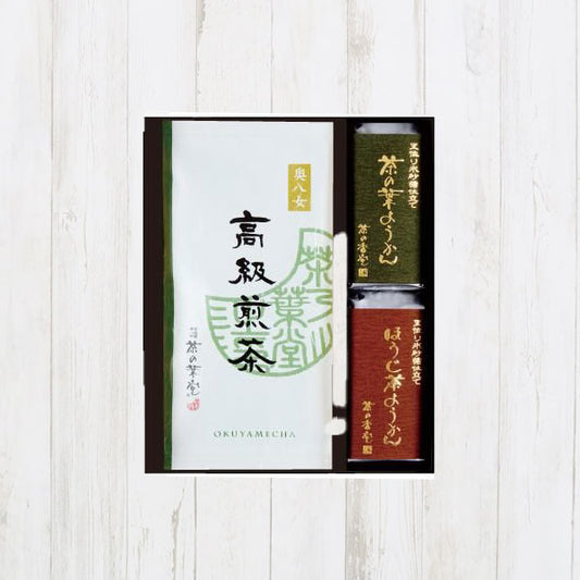 高級煎茶とようかん二種詰合せ
