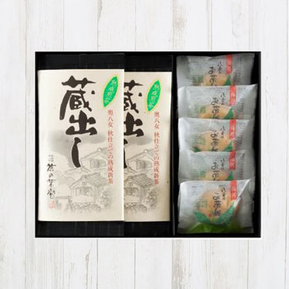 蔵出し茶と玉露饅頭詰合せ