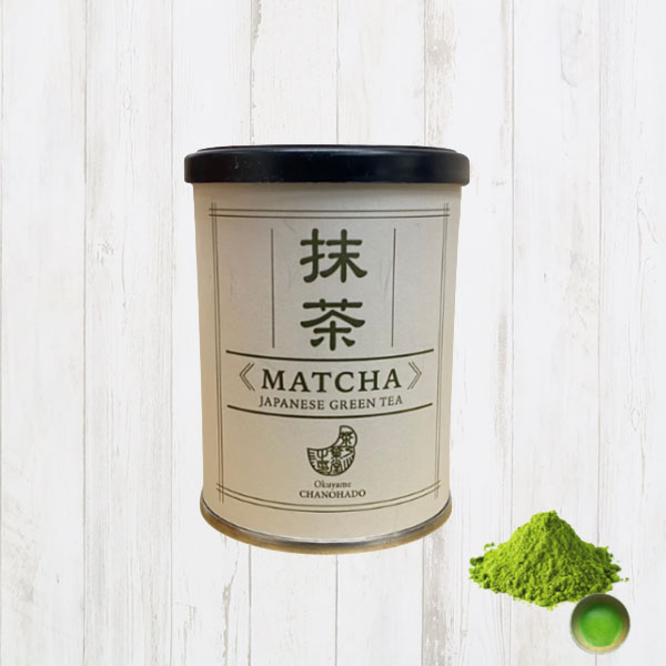 抹茶　-白-　30ｇ缶入り