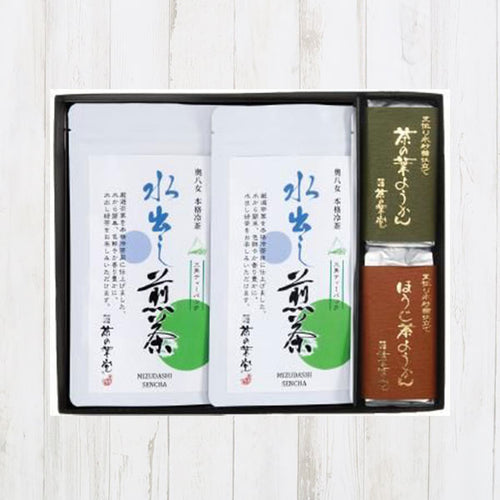 水出し煎茶とようかん詰合せ