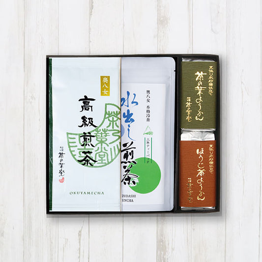夏のあじわい茶・ようかん詰合せ